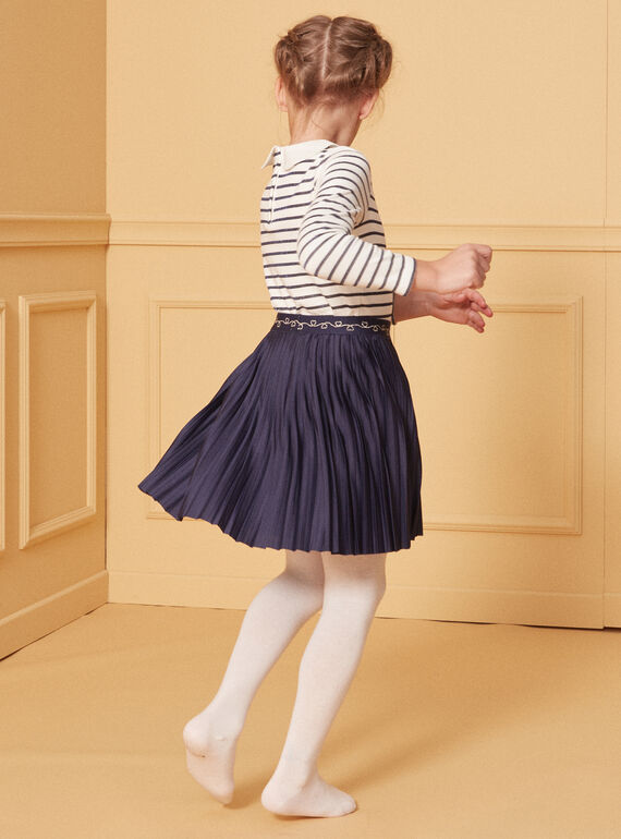 Navy SKIRT LIRAMETTE 2 / 24H2PF93JUP070