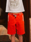 Orange Bermuda shorts with pockets KLEPLAGE / 24E3PGO1BER400