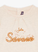 Beige long-sleeved T-shirt GAMANU / 23H1BFI1TEEA011