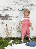 Baby boy striped twill overalls BABERLIN / 21H1BG11SAL050