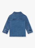 Baby boy blue denim shirt BAJOSUE / 21H1BG91CHMP269