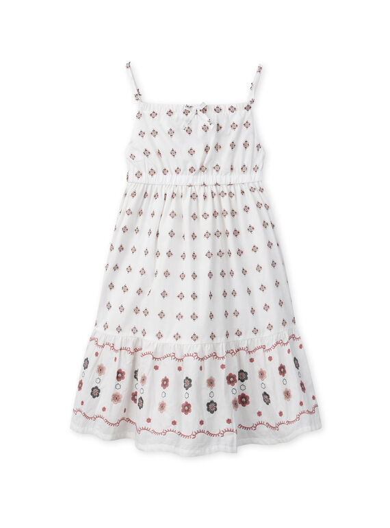 Off white SUNBATHING DRESS MRABROETTE / 25E2PFR2RBS001