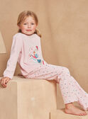 Pink velvet pyjamas GRUPAPETTE / 23H5PF14PYJD308