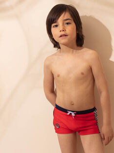 Baby boy red striped bathing trunks ZYBOXAGE / 21E4PGR2MAI505