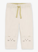 Chalk-white pants in twill GADAEL / 23H1BG81PAN632