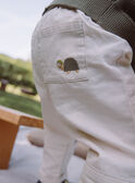 Chalk-white pants in twill GADAEL / 23H1BG81PAN632