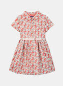 Floral cotton satin shirt dress KICHETTE / 24E2PFC2ROB410