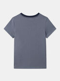 Greyish blue TEE SHIRT SS MIDINAGE / 25E3PG93TMC205