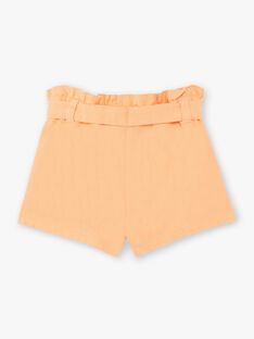 Orange shorts child girl ZIJOETTE / 21E2PFO1SHO406