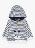Ecru striped hoodie GAFLO / 23H1BG91JGH001