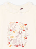 Baby girl lace collar t-shirt BAILIA / 21H1BFJ1BRA001