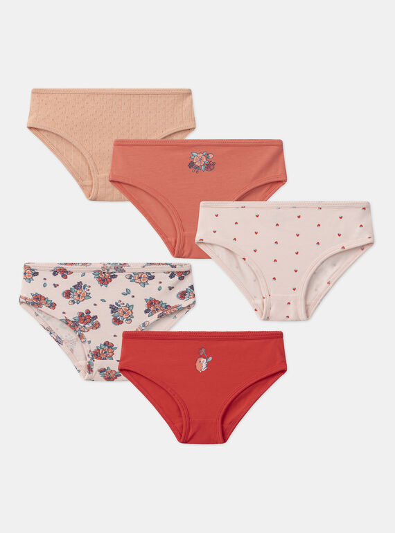 Pale rose BRIEFS / PANTY RIB MLIVETTE / 25E5PF41SLR301