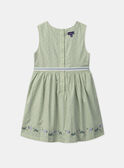 Light green DRESS MLEREVETTE / 25E2PFO3ROBG600