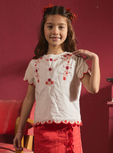 Off white BLOUSE MOBRODETTE / 25E2PFJ2CHE001