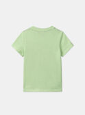 Green TEE SHIRT SS MLEDINAGE / 25E3PGO2TMC603