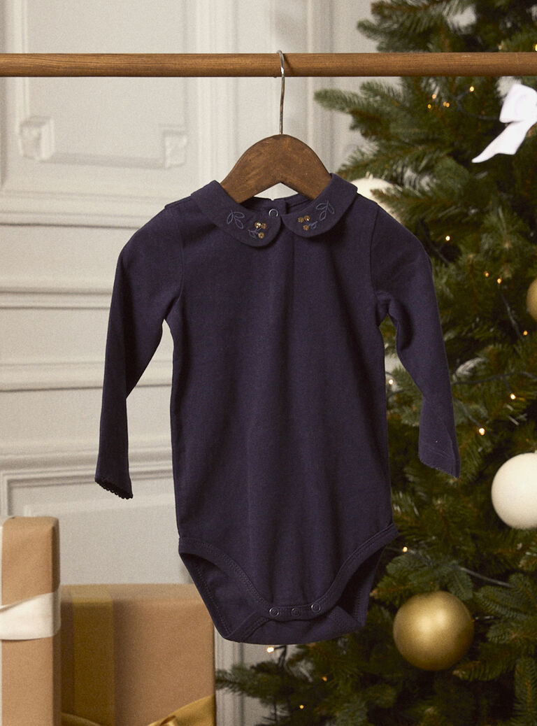 Blue BODYSUIT LATERRY / 24H1BFT1BODC243