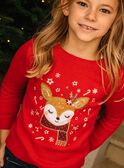 Christmas sweater knitted with deer DOUPULETTE / 22H2PF91PUL050