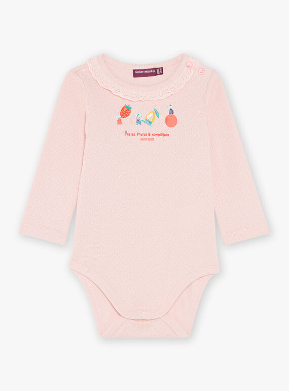 Openwork ribbed bodysuit FADORRY / 23E1BFB1BOD318