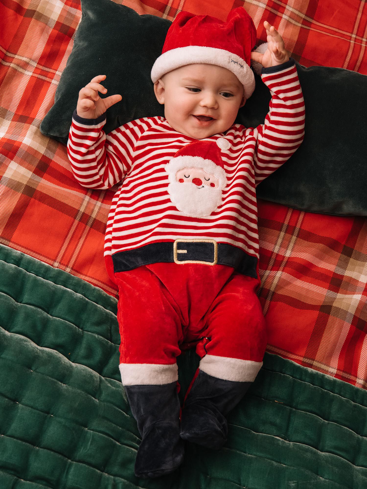 Baby boy top christmas sleepsuit
