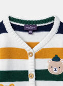 Yellow KIDS CARDIGAN LAMATHIAS / 24H1BGO1GIL107