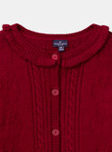 Red CARDIGAN NOMALETTE / 25H2PFP2CAR050