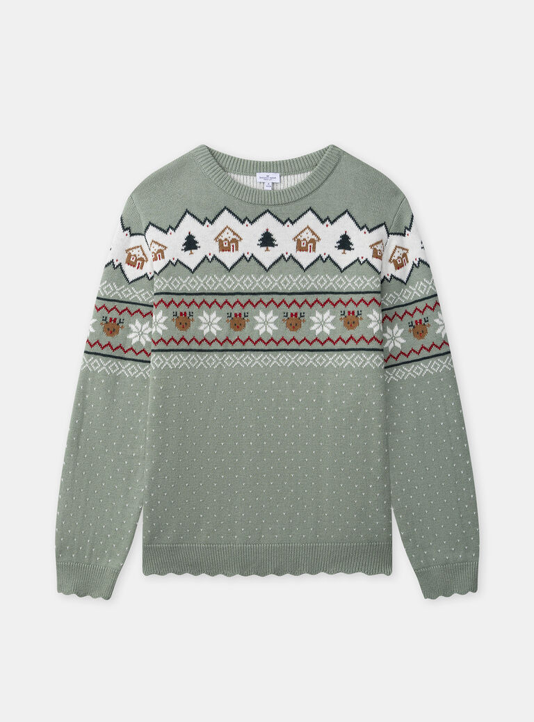 Green PULLOVER NEDULEF / 25H2FF61PULG610