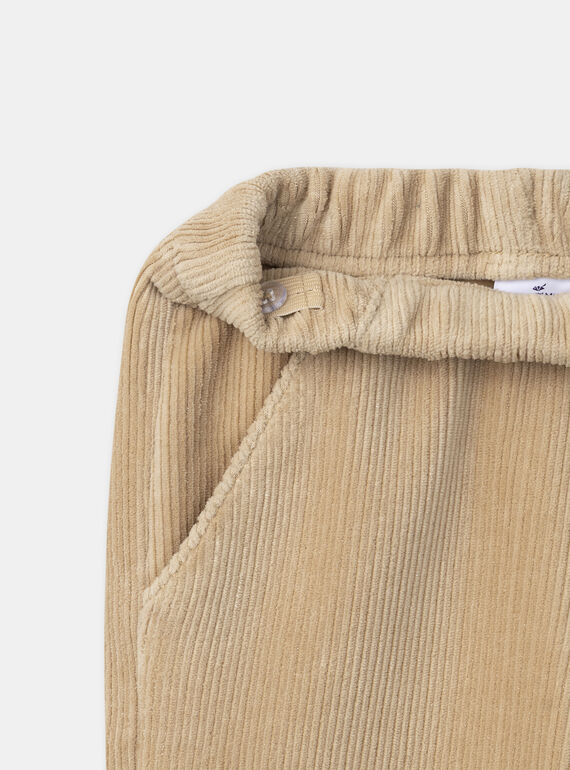 Light beige PANTS NREPANETTE / 25H2PFY1PAN808