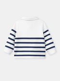 Striped Zippered Sweatshirt KACHARLES / 24E1BG41SWE001