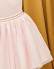 Pink sequined tulle skirt DRATUTETTE / 22H2PFL1JUP309