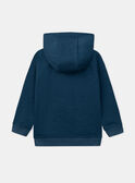 Blue hooded jacket KROGILAGE / 24E3PGE1GIL714