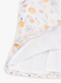 Baby girl floral print and ruffle blouse CYAMELIE / 22E1BF11CHE001