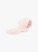 Girl's plain light pink tights BROSUETTE 2 / 21H4PFB3COT321