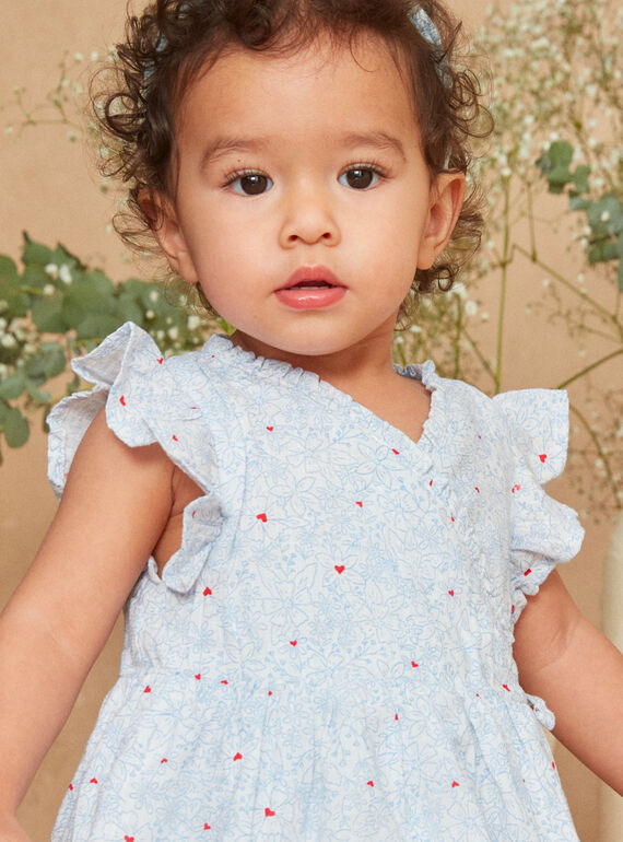 Printed wraparound dress KAPIA / 24E1BFN1ROB001