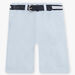 Child boy sky blue Bermuda shorts