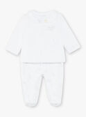 Set white velvet baby velvet vest and pants mixed ZOEDEN / 21E0NMG1ENS000