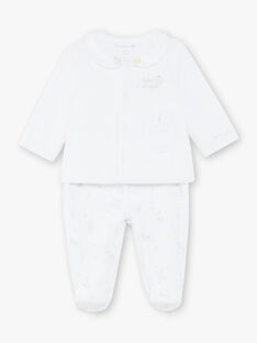 Set white velvet baby velvet vest and pants mixed ZOEDEN / 21E0NMG1ENS000