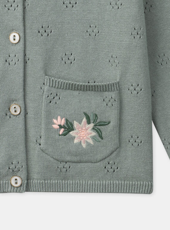 Light green CARDIGAN MIGILETTE / 25E2PF92CARG600