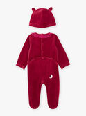Glow-in-the-dark romper and cat hat for baby girl BECHARLINE / 21H5BFH1GRE709
