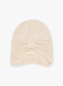 Beige knit cap FRABONETTE / 23E4PF51BON808