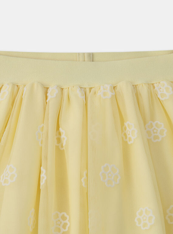 Yellow SKIRT MIXTUTETTE 1 / 25E2PF52JUPB102
