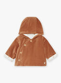 Caramel corduroy birth jacket GOLVIN / 23H0CMB1VES420