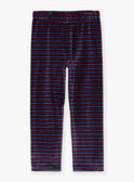 Ink velvet pyjama top and bottoms GRUTOAGE / 23H5PG21PYJC214