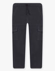 Elasticated dark grey pants DIPANTAGE2 / 22H3PGQ3PANJ903
