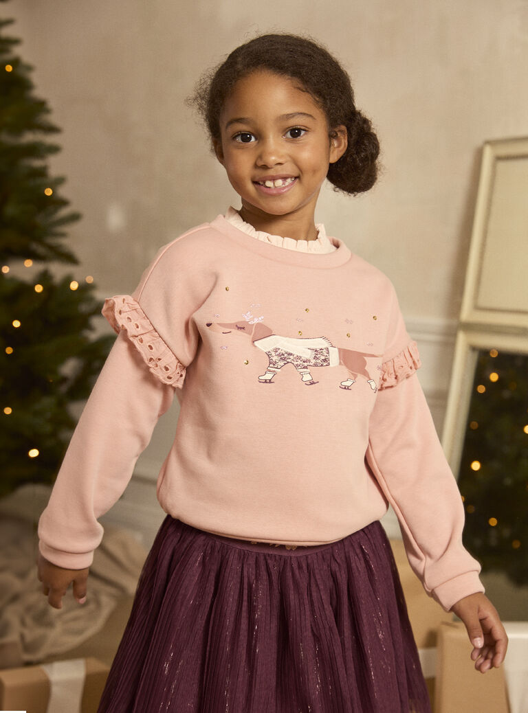 Pink copper SWEAT SHIRT LOISWETTE / 24H2PFU1SWEK007