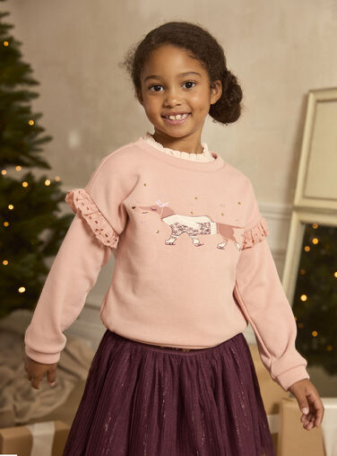 Pink copper SWEAT SHIRT LOISWETTE / 24H2PFU1SWEK007