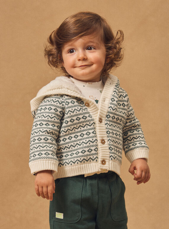 Off white CARDIGAN NAUGO / 25H1BGV1CAR009