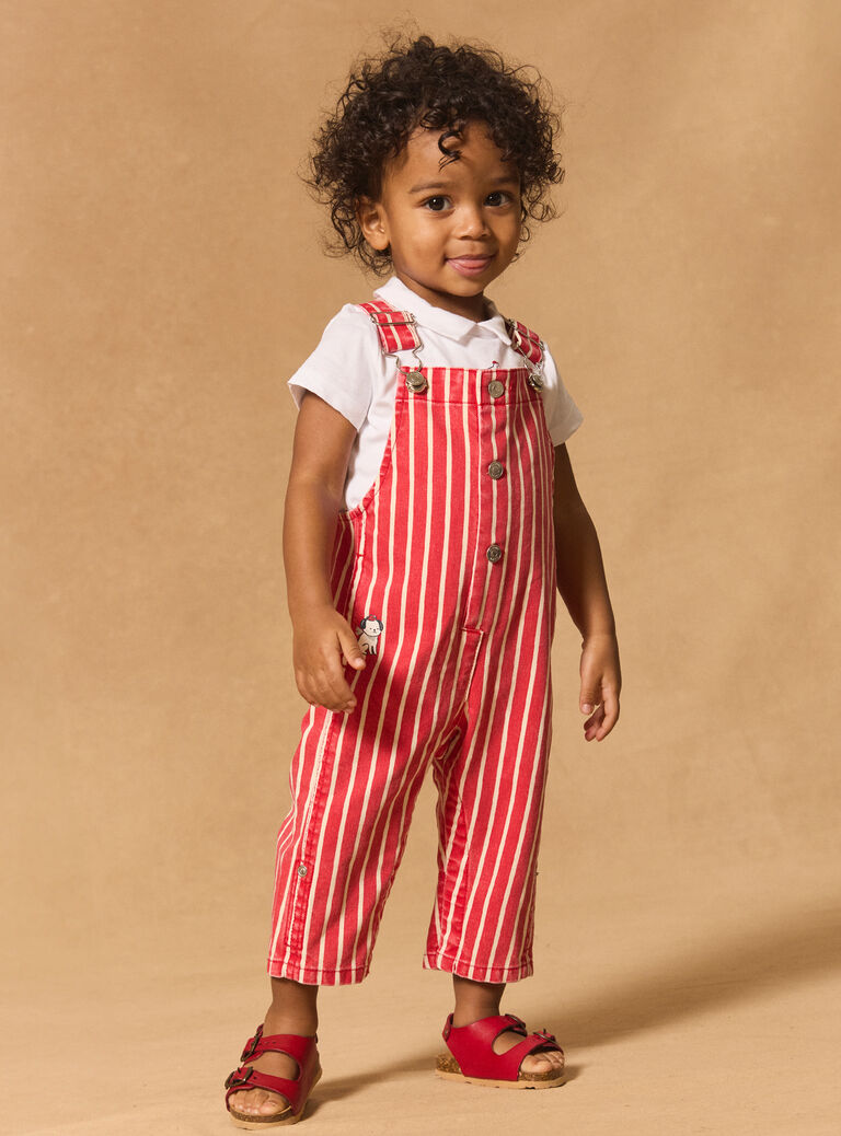 Red DUNGAREES Red DUNGAREES MAJULIEN / 25E1BGJ1SAL050