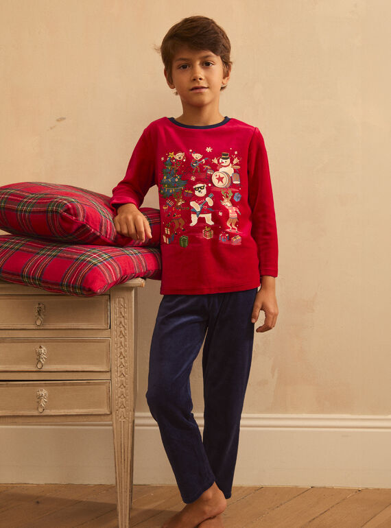 Red PYJAMA LAPAGE / 24H5PGF3PYJ050