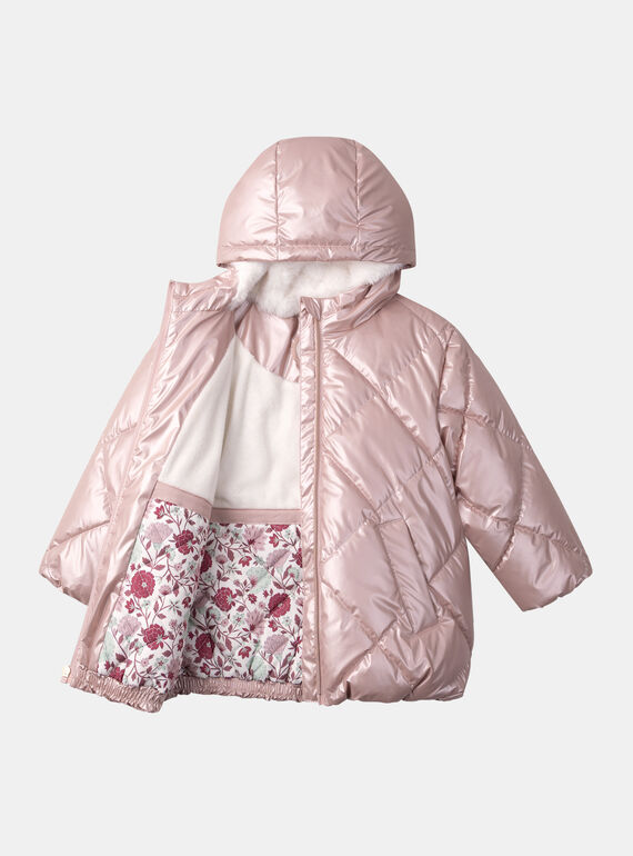 Old rose DOWN JACKET NISUCETTE / 25H2PFF1D3E303