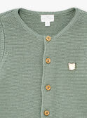 Khaki knit vest LORETO / 24H0CG11CAR604